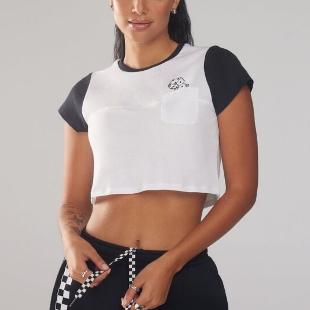 Savage x Fenty Cropped Short Sleeve Top